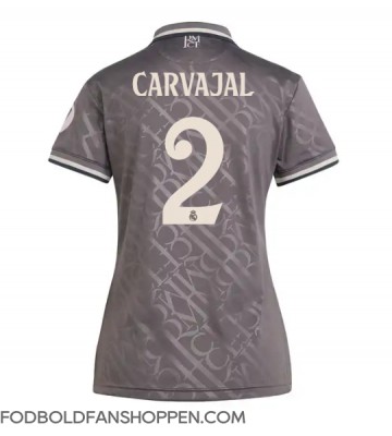 Real Madrid Daniel Carvajal #2 Tredjetrøje Dame 2024-25 Kortærmet